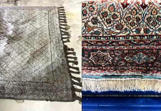 Oriental Rug Fringe Cleaning