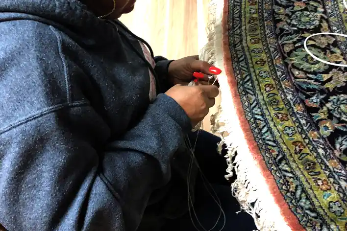 Rug Fringe Repairing