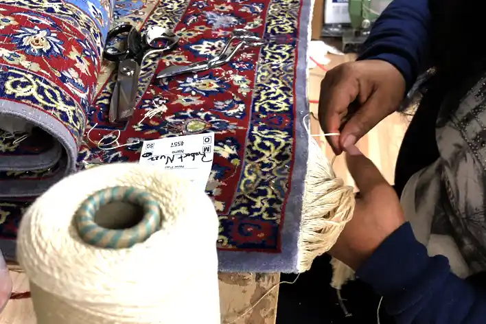 Rug Fringe Restoration